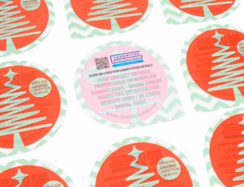 QR codes on die-cut lidding